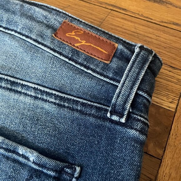 EMG Denim High Rise Cutoff Shorts - Picture 6 of 6